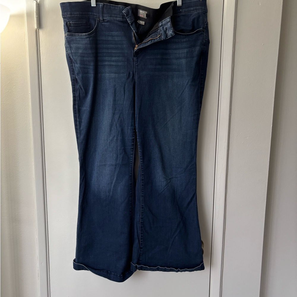 Torrid Dark Blue Flare Jeans